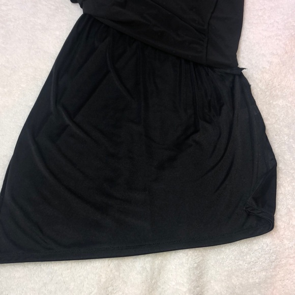 Express black mini dress with rhinestones - Picture 7 of 8